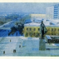 Tselinograd - Winter 1986 - a monument to Lenin - Памятник  Ленину.jpg