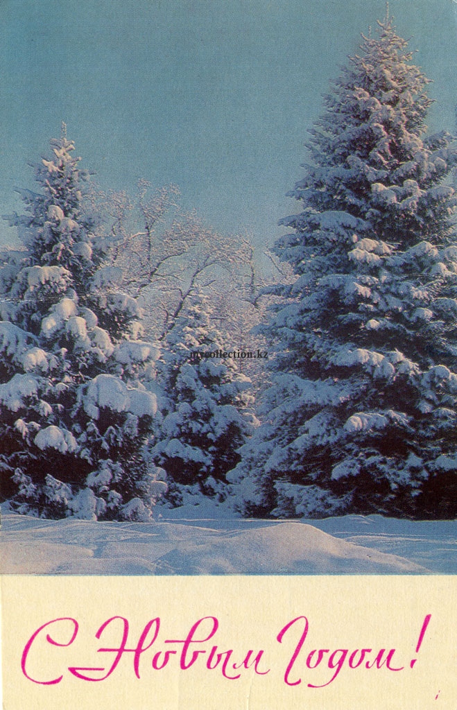 PostCard New Year 1971 - Winter In The Forest - С Новым Годом.jpg