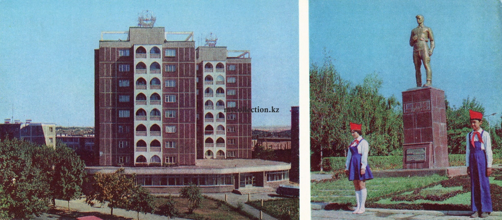 Shymkent 1983 Monument Gani Muratbaev - Памятник Гани Муратбаеву.jpg