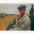Борис Кустодиев - Автопортрет На охоте - Boris Kustodiev - When out Hunting - Self-portrait - 1905.jpg