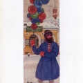 Картина Борис Кустодиев - Продавец воздушных шаров - 1915 - Boris Kustodiev - Balloon-seller.jpg