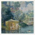 Кустодиев - Kustodiev - Купальня - 1919 - Bath House.jpg