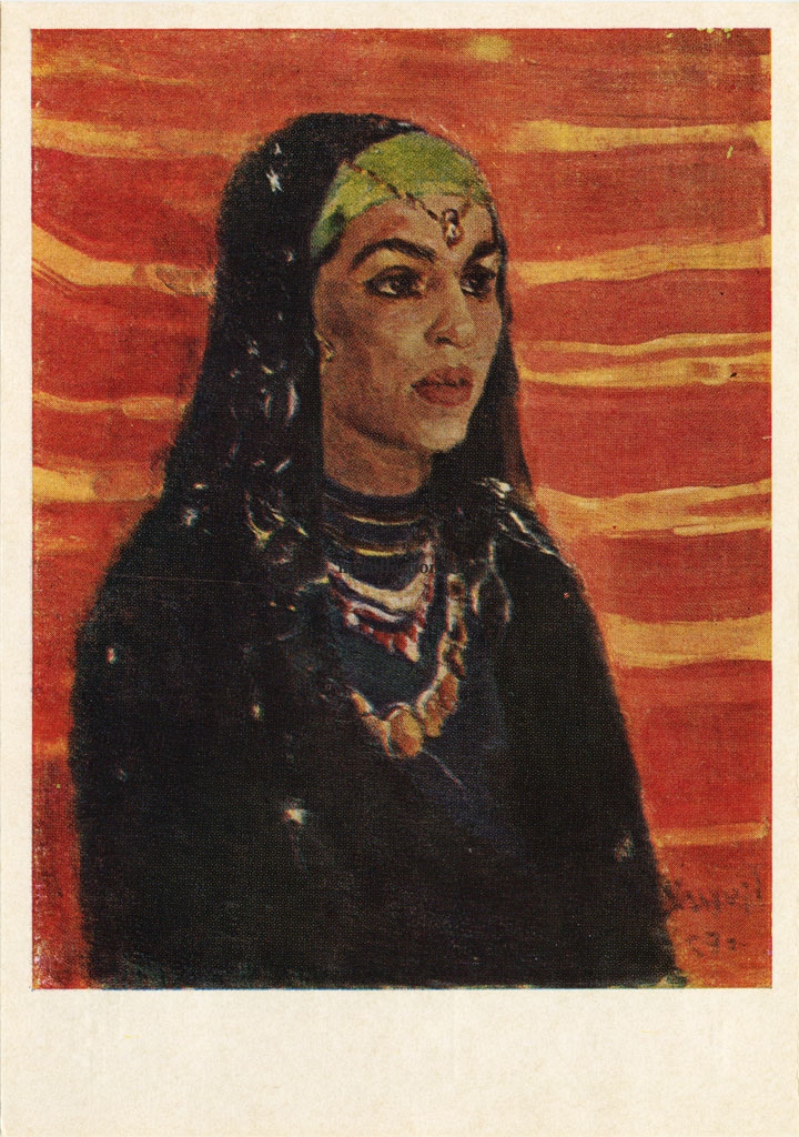 Kazakh Art Gallery -  Egyptian dancer - Египетская танцовщица - 1959.jpg