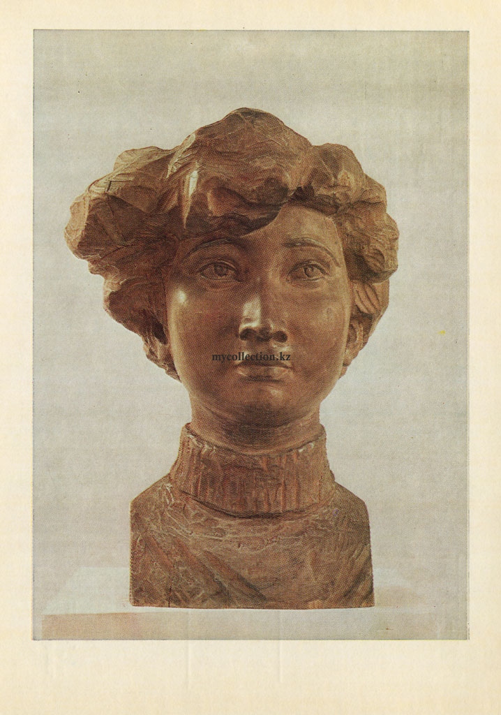 Plastic art of Peter Usachev - Sportswoman 1959 - Спортсменка - Усачев.jpg