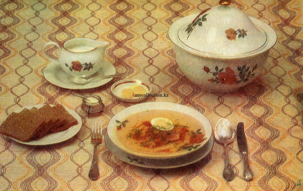 Сервировка стола для супов