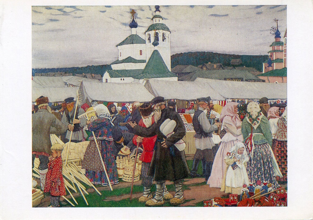 Кустодиев - Kustodiev - Fair - 1906 - ярмарка.jpg
