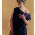 Портрет Ирины Кустодиевой. 1926 г.